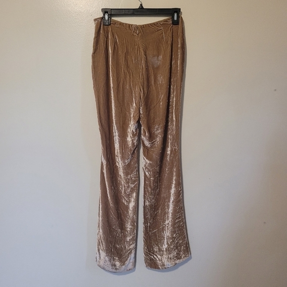 Ralph Lauren Black Label Velour Velvet Silk Blend Pants Size 4 - Picture 6 of 13